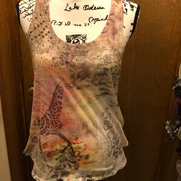 Guess Tops - GUESS TANK TOP WOMEN EUC